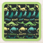 Dr. Seuss | "Bump Jump" Hallowen Pattern Square Paper Coaster