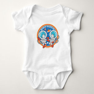 Dr. Seuss   Cadet One Cadet Two Space Explorer Baby Bodysuit