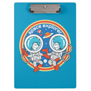 Dr. Seuss Cadet One Cadet Two Space Explorer Clipboard