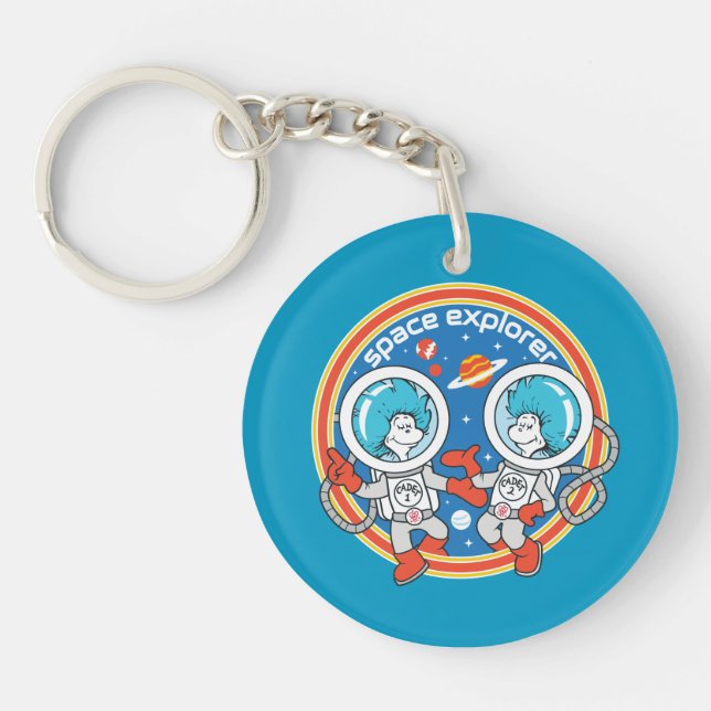 Dr. Seuss | Cadet One Cadet Two Space Explorer Keychain (Front)