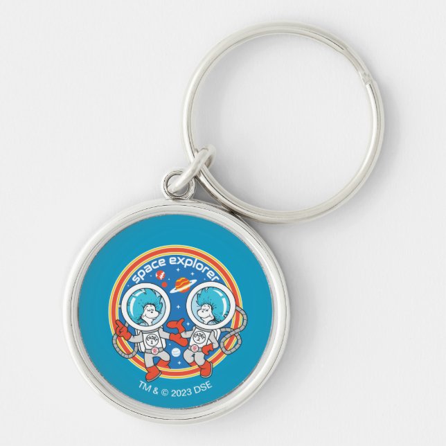 Dr. Seuss | Cadet One Cadet Two Space Explorer Keychain (Front)