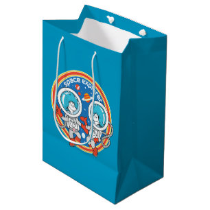Dr. Seuss Cadet One Cadet Two Space Explorer Medium Gift Bag