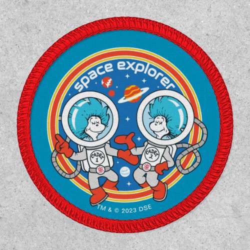 Dr Seuss  Cadet One Cadet Two Space Explorer Patch