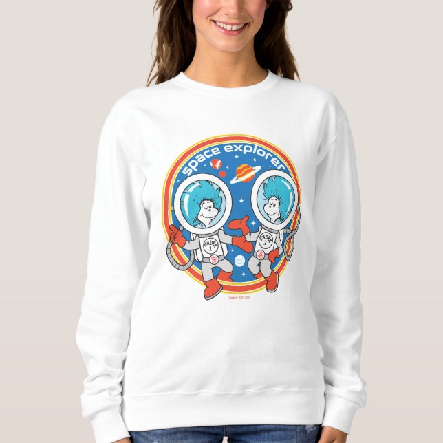 Dr. Seuss | Cadet One Cadet Two Space Explorer Sweatshirt (Front)