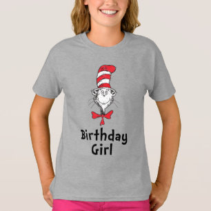 Dr. Seuss Cat in the Hat Birthday Girl T-Shirt