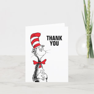 Dr. Seuss Cat in the Hat Birthday Thank You