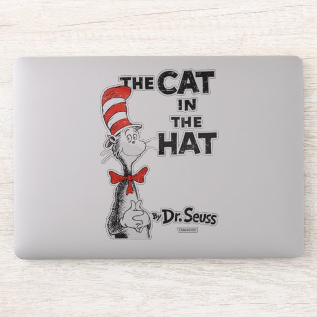 Dr. Seuss | Cat in the Hat Book Sticker (Computer)