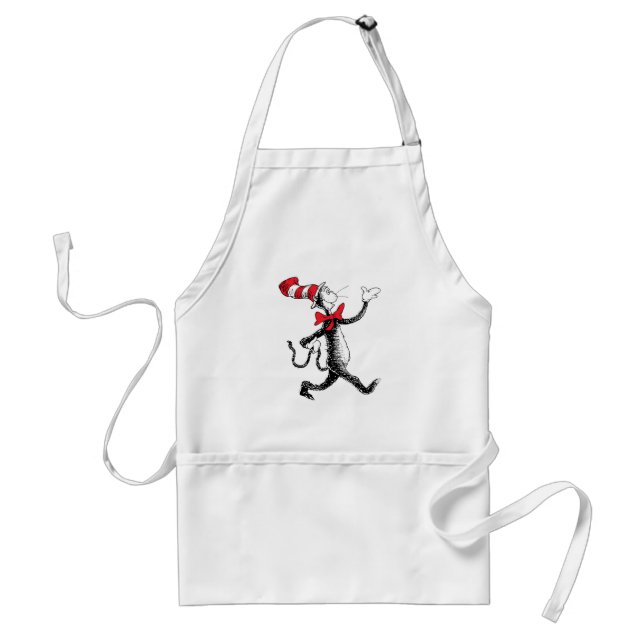 Dr. Seuss | Cat in the Hat Cat Walk Adult Apron (Front)