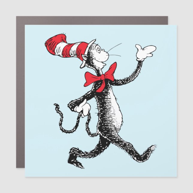 Dr. Seuss | Cat in the Hat Cat Walk Car Magnet (Front)