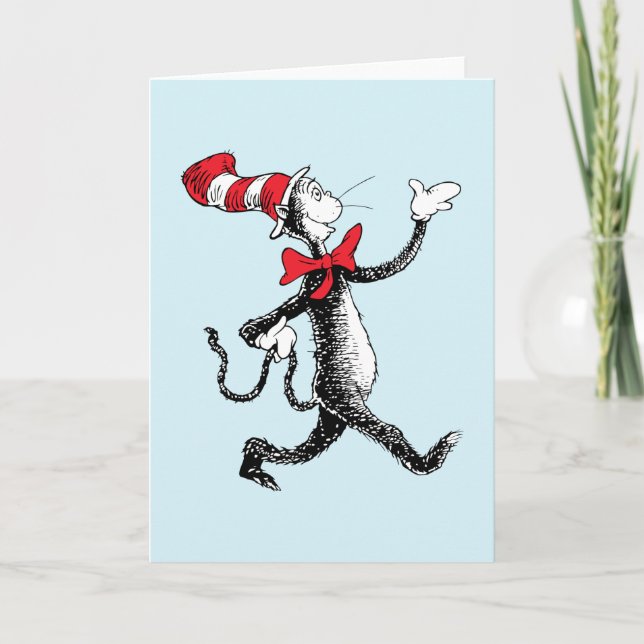 Dr. Seuss | Cat in the Hat Cat Walk Card (Front)