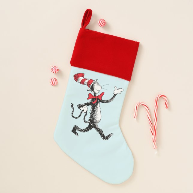 Dr. Seuss | Cat in the Hat Cat Walk Christmas Stocking (Front)