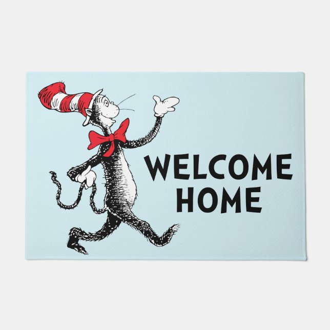 Dr. Seuss | Cat in the Hat Cat Walk Doormat (Front)