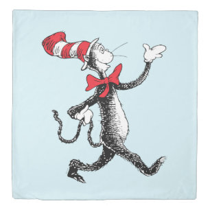 Dr. Seuss Cat in the Hat Cat Walk Duvet Cover