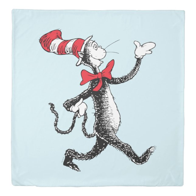 Dr. Seuss | Cat in the Hat Cat Walk Duvet Cover (Front)