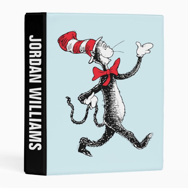 Dr. Seuss | Cat in the Hat Cat Walk Mini Binder (Front/Spine)