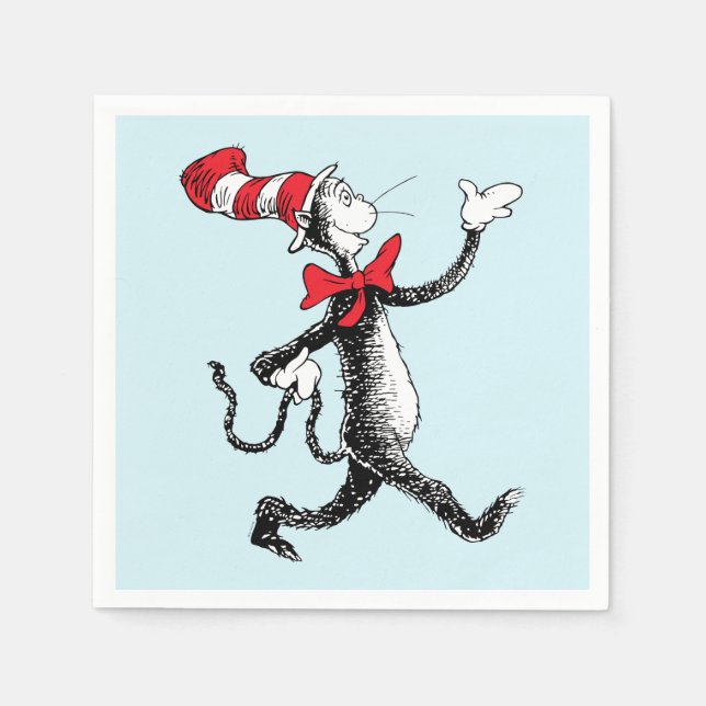 Dr. Seuss | Cat in the Hat Cat Walk Napkins (Front)