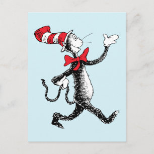 Dr. Seuss Cat in the Hat Cat Walk Postcard