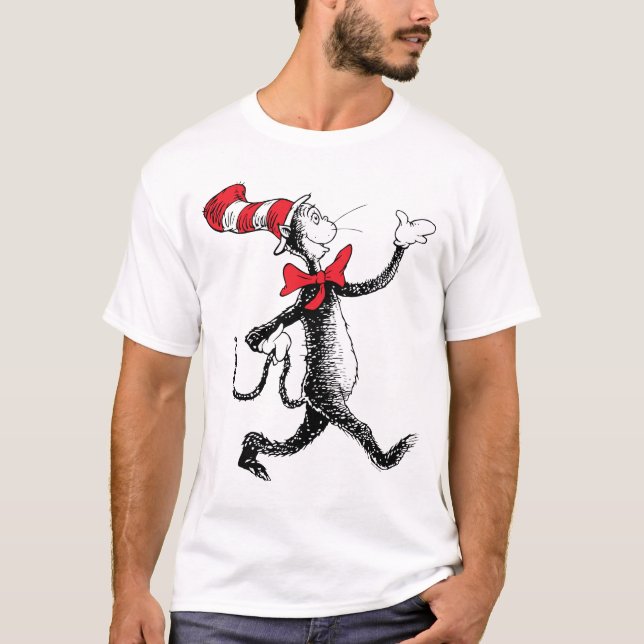 Dr. Seuss | Cat in the Hat Cat Walk T-Shirt (Front)