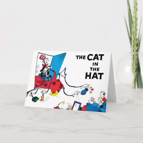 Dr Seuss  Cat in the Hat Cleans Up Card