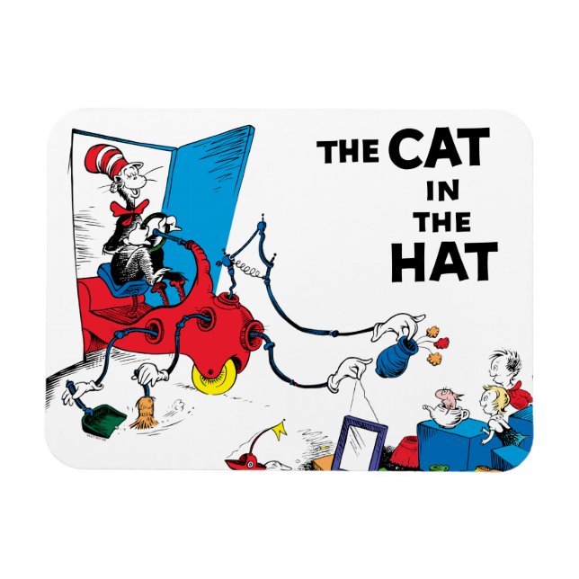 Dr. Seuss | Cat in the Hat Cleans Up Magnet (Horizontal)
