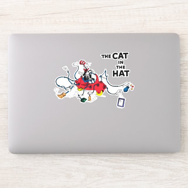 Dr. Seuss | Cat in the Hat Cleans Up Sticker (Computer)