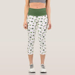 Dr. Seuss | Cat in the Hat Clover Pattern Capri Leggings