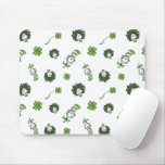 Dr. Seuss | Cat in the Hat Clover Pattern Mouse Pad