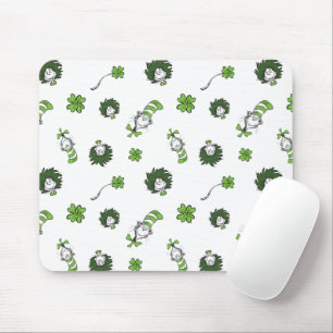 Dr. Seuss Cat in the Hat Clover Pattern Mouse Pad