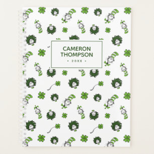 Dr. Seuss Cat in the Hat Clover Pattern Planner