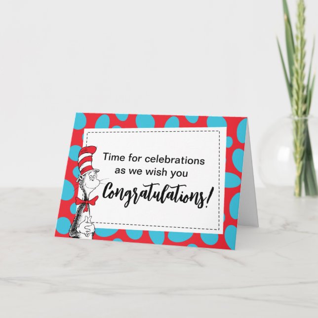 Dr. Seuss | Cat in the Hat Congratulations Card (Front)