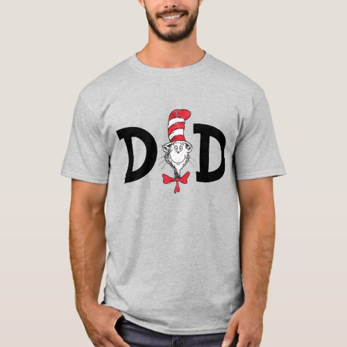Dr Seuss Cat in the Hat Dad T_Shirt