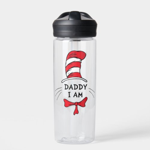 Dr Seuss  Cat in the Hat _ Daddy I am Water Bottle