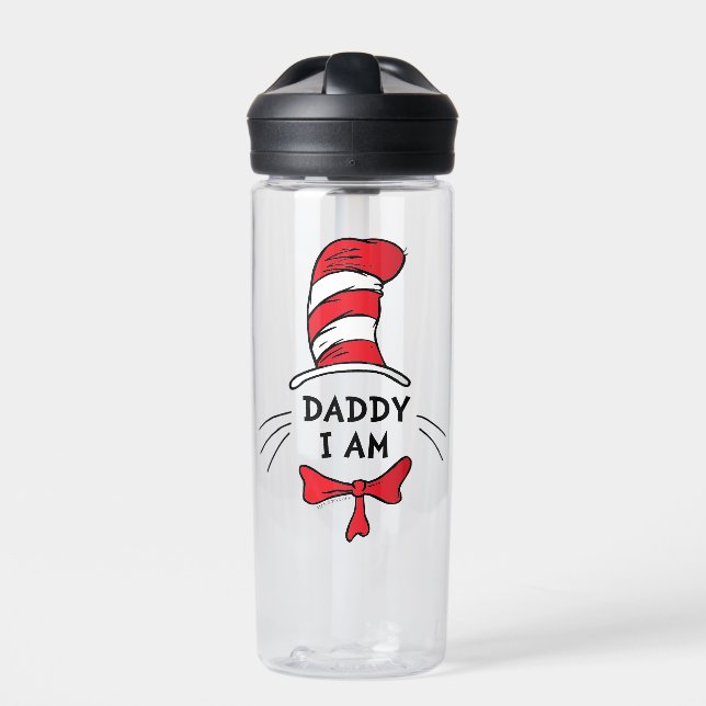 Dr. Seuss | Cat in the Hat - Daddy I am Water Bottle (Front)