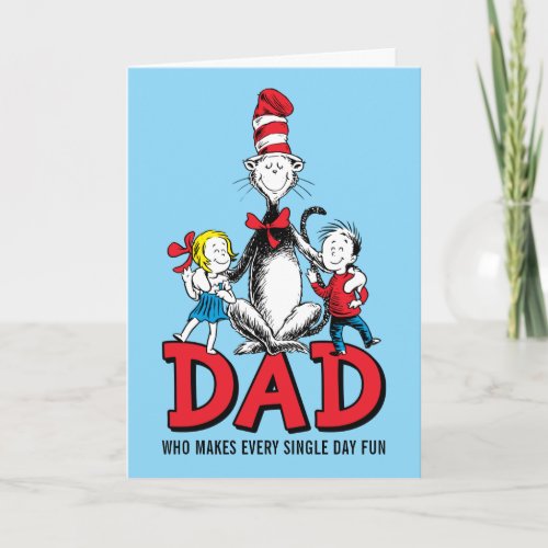 Dr. Seuss Cat in the Hat Father's Day Card