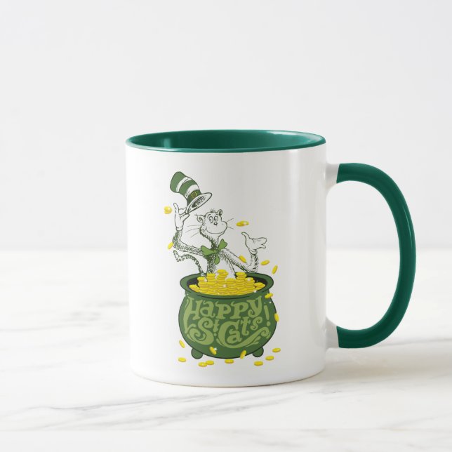 Dr. Seuss | Cat in the Hat - Happy St. Cat's! Mug (Right)