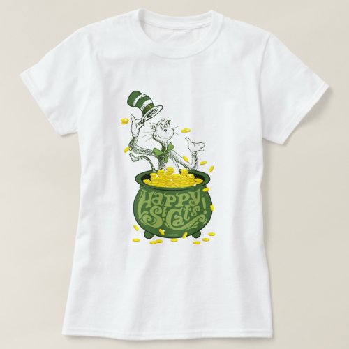Dr Seuss  Cat in the Hat _ Happy St Cats T_Shirt