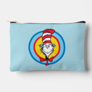 Dr. Seuss Cat in the Hat Head Graphic Accessory Pouch