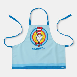 Dr. Seuss Cat in the Hat Head Graphic Apron