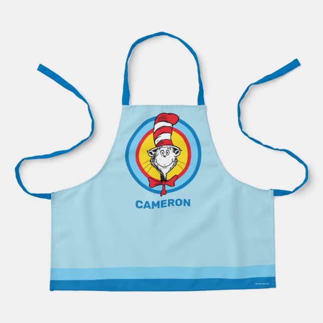Dr. Seuss | Cat in the Hat Head Graphic Apron (Front)