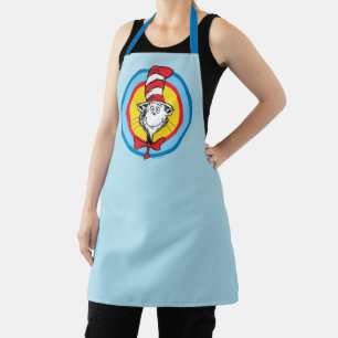 Dr. Seuss   Cat in the Hat Head Graphic Apron