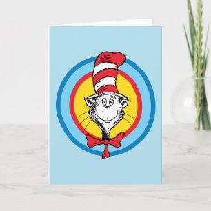 Dr. Seuss   Cat in the Hat Head Graphic Card
