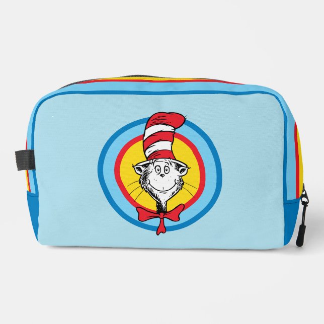 Dr. Seuss | Cat in the Hat Head Graphic Dopp Kit (Front)