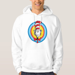 Dr. Seuss Cat in the Hat Head Graphic Hoodie