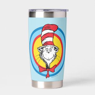Dr. Seuss   Cat in the Hat Head Graphic Insulated Tumbler