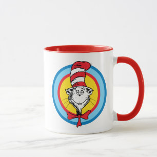 Dr. Seuss Cat in the Hat Head Graphic Mug
