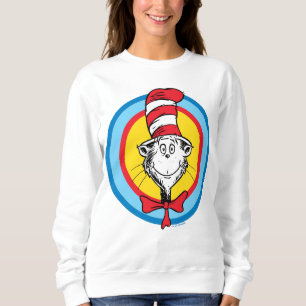 Dr. Seuss   Cat in the Hat Head Graphic Sweatshirt