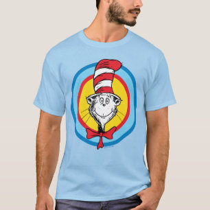 Dr. Seuss Cat in the Hat Head Graphic T-Shirt