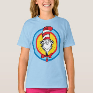 Dr. Seuss Cat in the Hat Head Graphic T-Shirt