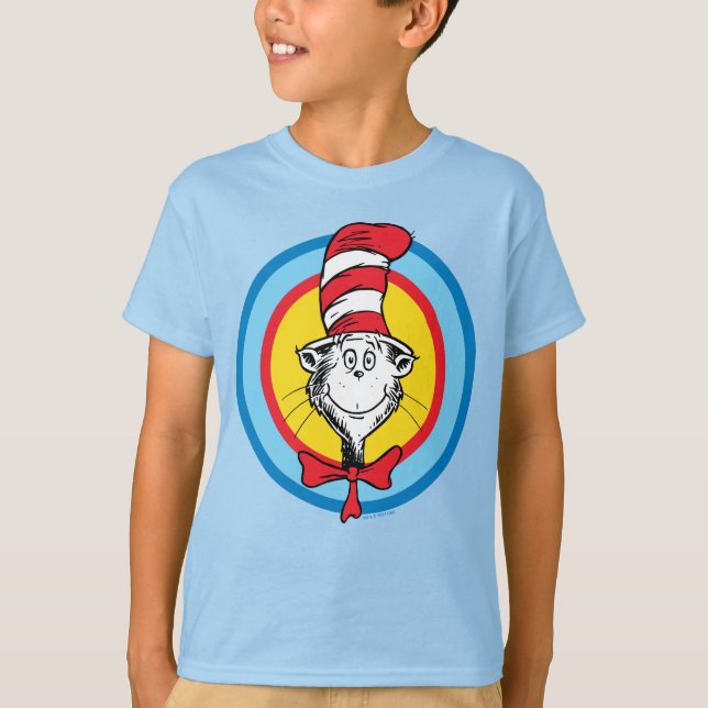 Dr. Seuss | Cat in the Hat Head Graphic T-Shirt (Front)