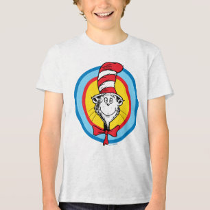 Dr. Seuss Cat in the Hat Head Graphic Tri-Blend Shirt